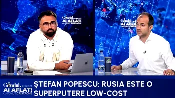Ștefan Popescu: Kamala ne-ar fi închis ușa politicos, Trump ne închide ușa peste mâini / RUSIA – superputere low-cost