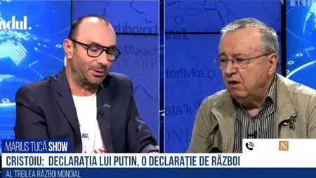 VIDEO  Publicistul Ion Cristoiu, despre confruntarea Rusia-NATO: „Un război cu NATO sau cu Occidentul va fi un război al stelelor. Toată această înarmare se face pentru a doua etapă care va începe...