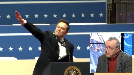 Elon Musk a făcut salutul NAZIST pe scenă, după învestirea lui Donald Trump! Ion Cristoiu: „L-a demascat Digi pe Musk. E fascist. Ca și C. Georgescu”