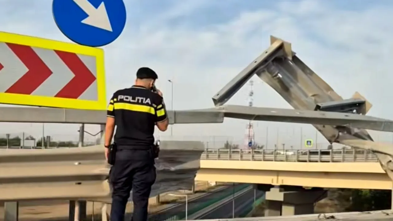 Imagini terifiante pe Șoseaua de Centură. O mașină a căzut de pe pod, a explodat și s-a făcut scrum / Ipoteză șocantă a rudelor șoferului