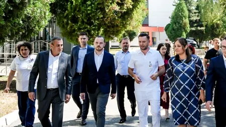 Ministrul Sănătății, însoțit de președintele CJ Olt, la spitalul județean din Slatina