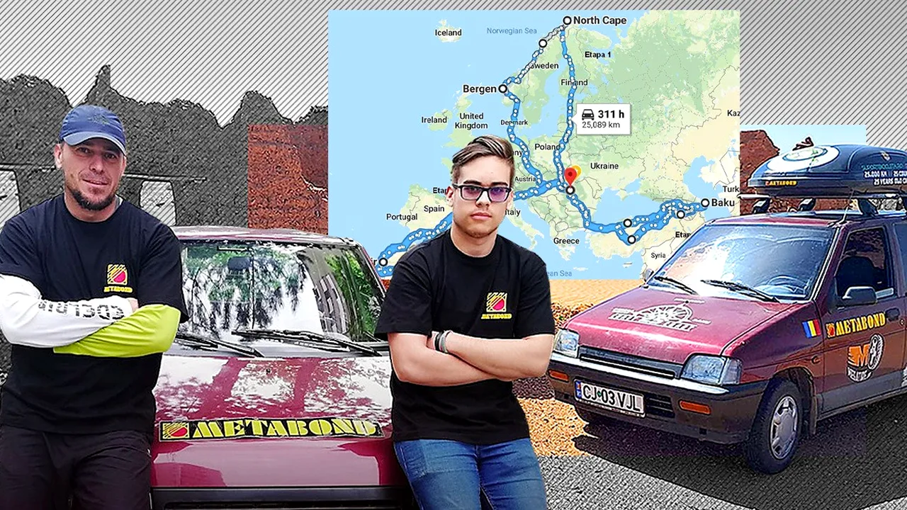 Raliul Paris-Dakar, floare la ureche pentru Florin și Daniel. Doi români își trăiesc aventura vieții cu un Tico de 500 de euro