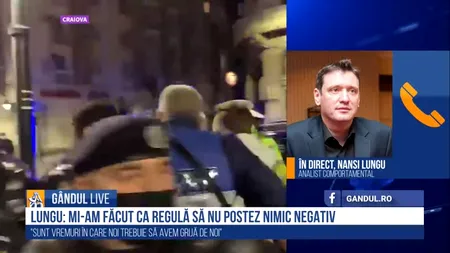 GÂNDUL LIVE. Nansi Lungu, analist comportamental, despre dificultățile sociale provocate de pandemie: „Patriotismul poate foarte ușor să alunece spre extremism” | VIDEO