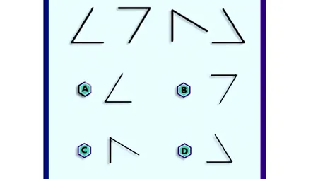 Test de inteligență | Care dintre cele 4 figuri geometrice e diferită de celelalte 3?