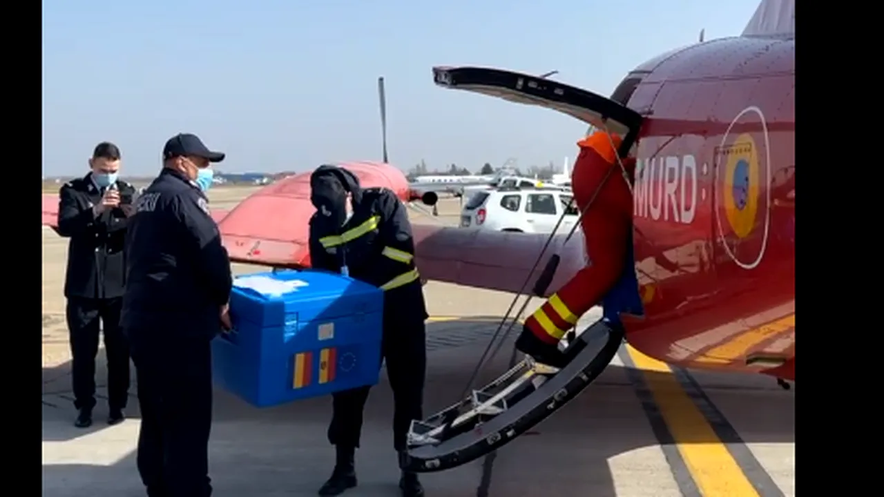 România livrează sâmbătă peste 21.000 de doze AstraZeneca pentru Republica Moldova