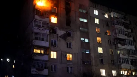 Noapte de foc în Ucraina. Ploaie de drone și rachete în Kiev, Harkov și Zaporojiei. Zeci de civili răniți și blocuri de locuințe, grav aviariate