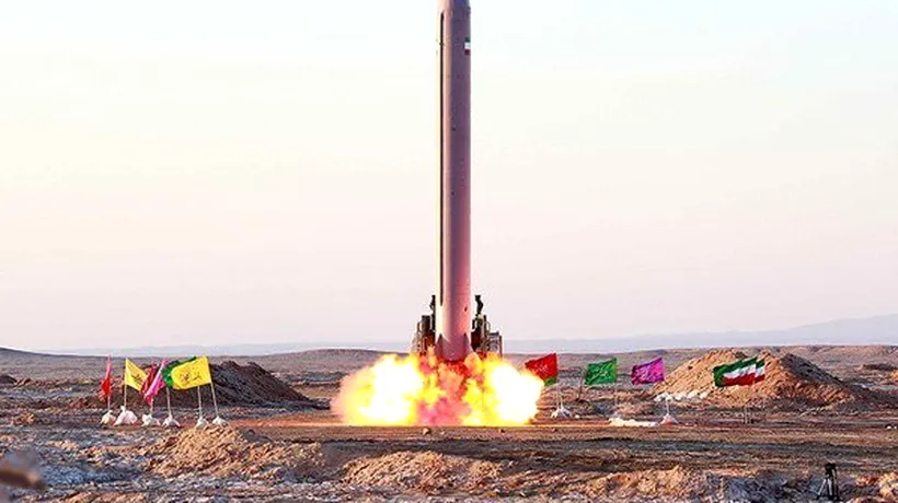 Una dintre rachetele lansate de Iran a căzut la 40 de kilometri distanță de țintă, fără a exploda