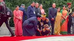 Un militar a leșinat în timpul ceremoniei de primire a președintei Indiei Droupadi Murmu