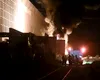 INCENDIU violent la termocentrala Mintia, după ce un transformator a luat foc. 40 de echipaje ISU au intervenit la fața locului