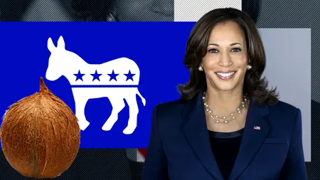 Val de glume pe seama Kamalei Harris și a nucii de cocos:„ Nu știu ce este în neregulă cu voi, tinerii. Credeți că ați picat din COCOTIER?”