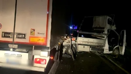 Se întorcea acasă din Italia, pentru înmormântarea tatălui, dar la Lugoj a fost strivit de un TIR