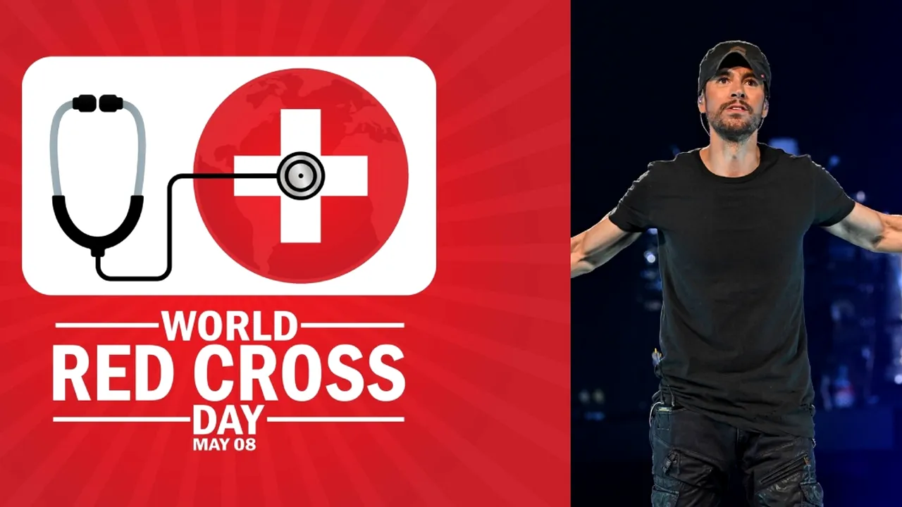8 MAI, calendarul zilei: Ziua mondială a Crucii Roşii / Se naște cântărețul Enrique Iglesias