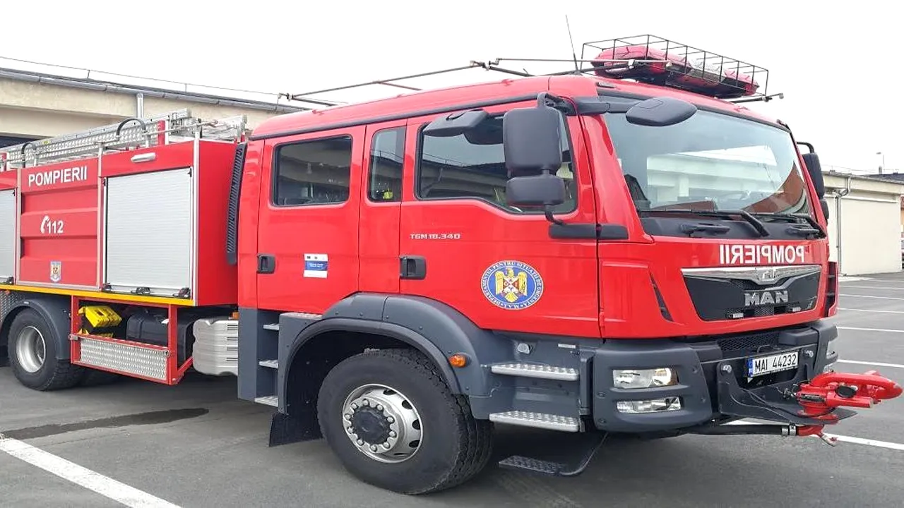 Incendiu în Policlinica Spitalului Turda. O femeie a suferit arsuri pe mâini