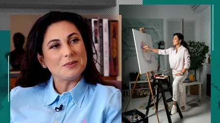 EXCLUSIV VIDEO | Loredana Popescu-Tăriceanu, prima expoziție de pictură în acuarelă. Dezvăluiri din copilărie, adolescență, studenție și căsnicie: 