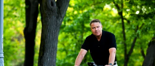 Iohannis, pe bicicletă de Ziua Mondială fără mașini