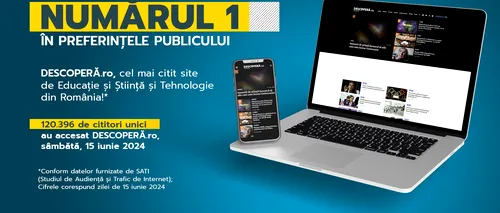 DESCOPERĂ.ro, cel mai citit site de Educație și Știință și Tehnologie din România!