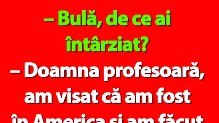 BANC | Bulă și visul american