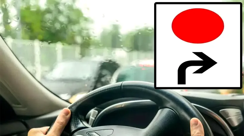 Puțini șoferi știu ce înseamnă INDICATORUL rutier cu cerc roșu și săgeată neagră. Unde poate fi întâlnit