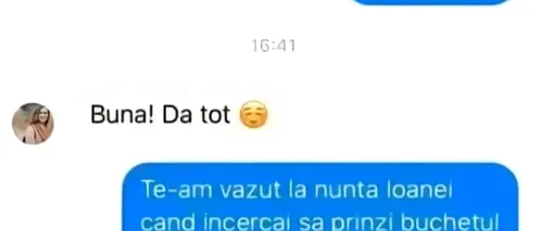 BANCUL de vineri | „Te-am văzut la nunta Ioanei”