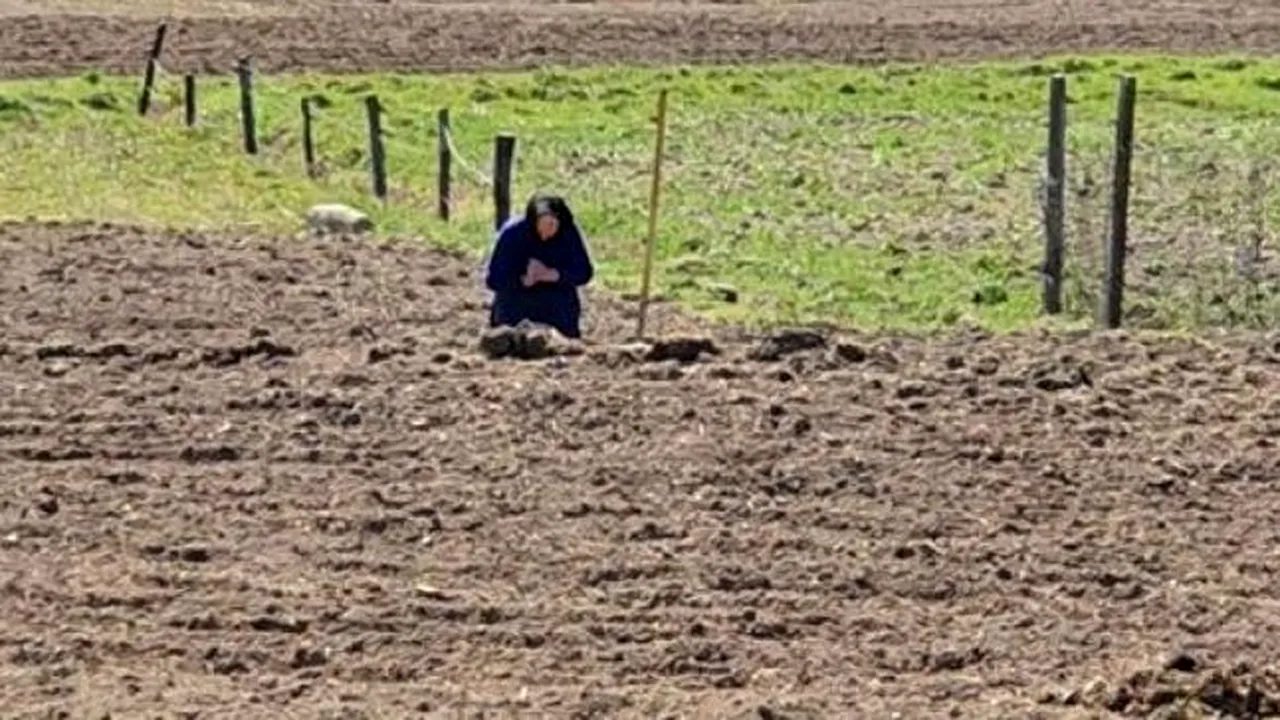 EMOȚIONANT. Imaginea care a înduioșat zeci de români în plină pandemie: Pentru oameni ca ea și pentru copii ne mai rabdă Dumnezeu