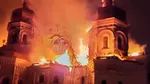 Lavra Pechersk, mănăstirea simbol a Ucrainei, construită în secolul al XI-lea, cuprinsă de flăcări, după un atac masiv rusesc asupra Kievului