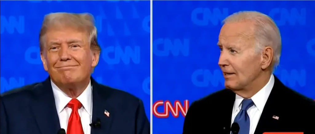 Momentul în care Donald Trump îl provoacă pe Joe Biden la o partidă de GOLF, în timpul dezbaterii. Biden: Joc, dacă poți să-ți cari singur crosele”