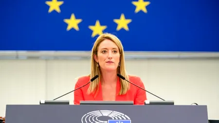 Președintele Parlamentului European Roberta Metsola, vine luni în Parlamentul României