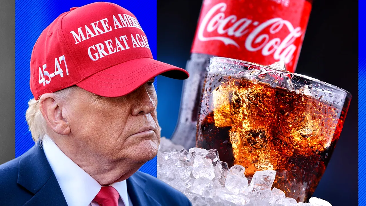 Revenire la gustul autentic: Donald Trump anunță că trestia de ZAHĂR va fi utilizată în fabricarea băuturii Coca-Cola, pentru prima dată din 1974