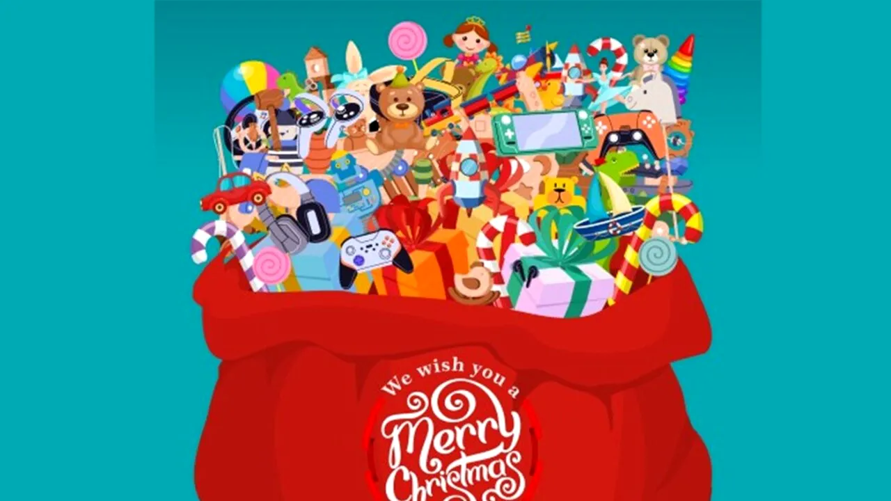 TEST IQ | Ești un geniu dacă poți găsi mingea de fotbal din sacul lui Moș Crăciun, în maximum 9 secunde