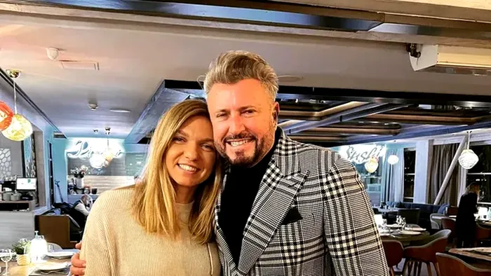 Simona Halep și Cătălin Botezatu / foto: Profimedia