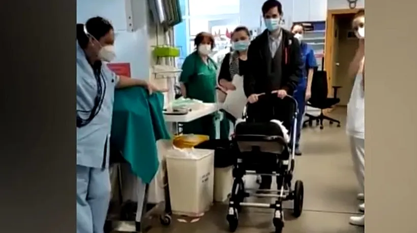 Povestea micuțului Petru, un bebeluș român perfect sănătos, care s-a chinuit 70 de zile la ATI în Spania, după ce s-a infectat cu noul coronavirus! Medicii spanioli l-au aplaudat la externare / VIDEO