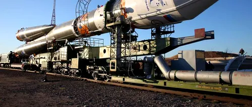O capsulă Soyuz a trimis în spațiu șoareci, șopârle și melci, pentru o lună