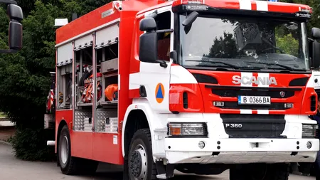 Un autocar românesc a ars total într-un incendiu în Bulgaria (VIDEO)