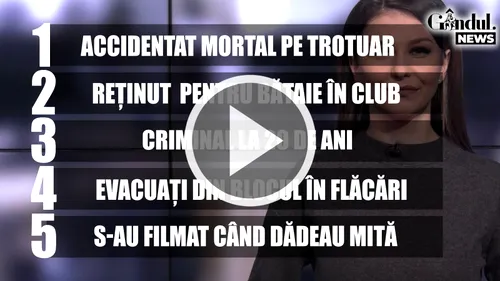GÂNDUL NEWS. Crimă cu sânge rece în Dâmbovița (VIDEO)