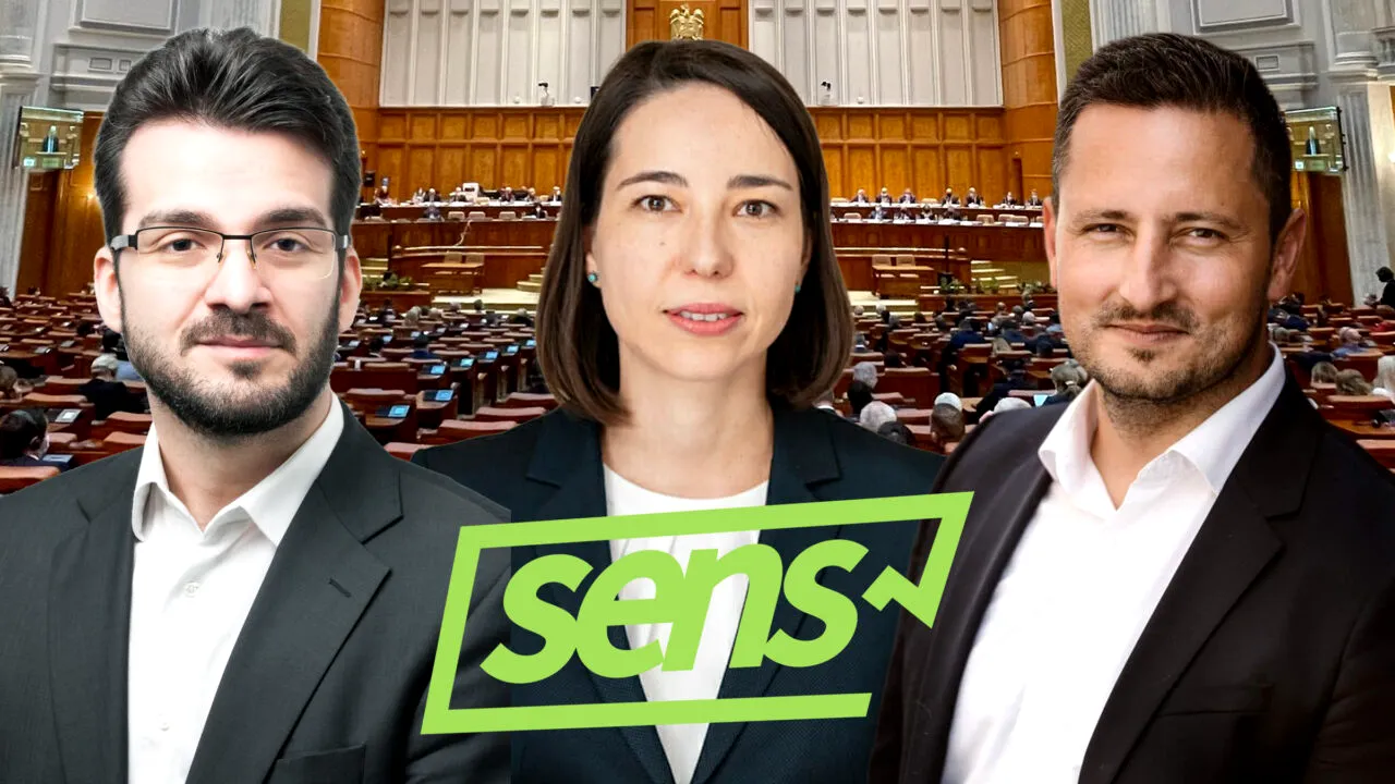 Cine este SENS, partidul care aproape atinge pragul electoral în sondajele de opinie. „Are 99% șanse să ajungă în Parlament”. Desprins din USR, a apărut pentru a-l sprijini pe Nicu Ștefănuță. Ana Ciceală a devenit noul cap de afiș