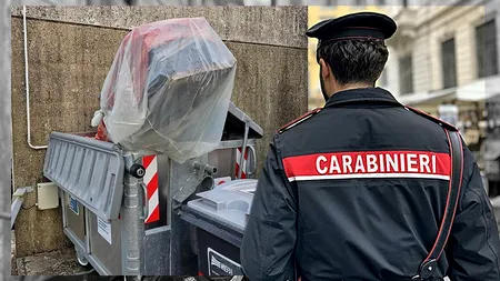 SICRIU îndesat într-un tomberon, lângă un cimitir. Unde a fost făcută descoperirea macabră