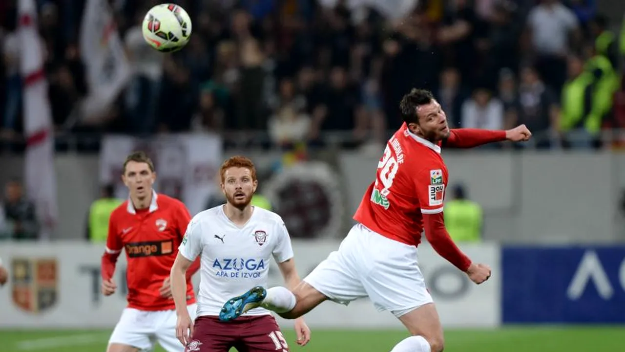 Dinamo a învins Rapid, scor 2-0, în Liga I