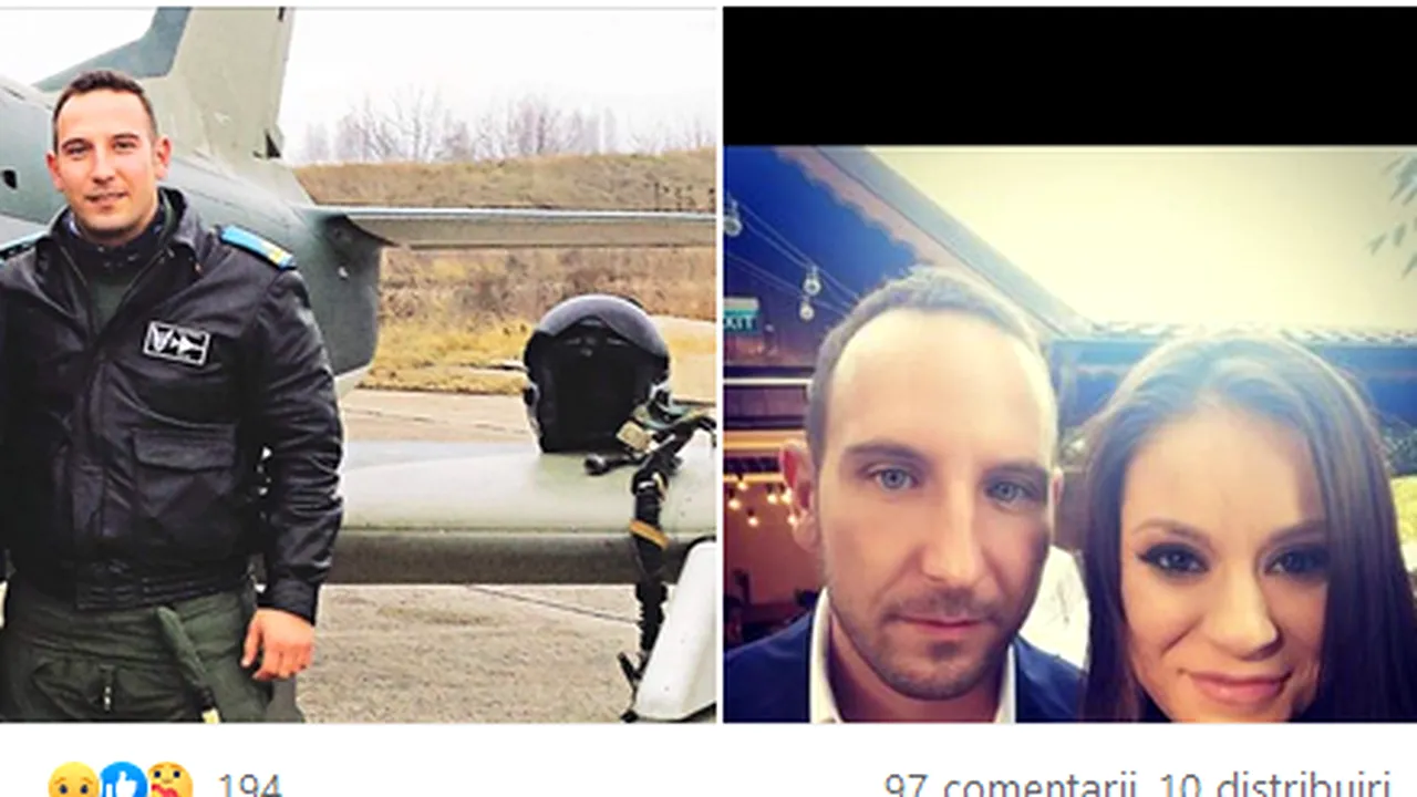 Mesaj cutremurător pentru pilotul decedat la Constanța: „Sufletul meu! Aseară ai venit să îmi aduci mărțișor”