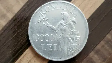 Suma e colosală! Cu cât se vinde acum, în 2022, o monedă de 100.000 de lei din 1946, cu Regele Mihai