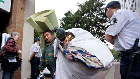 O tabără ilegală de romi a fost evacuată în regiunea franceză Essonne