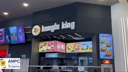 Din cauza mizeriei și gândacilor, Piedone a dispus prelungirea suspendării activității restaurantului KUNGFU KING din AFI Cotroceni