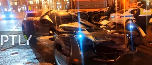 Replică a mașinii lui Batman, confiscată la Moscova. Cum ajunsese în capitala Rusiei și ce reguli de circulație încălcase şoferul