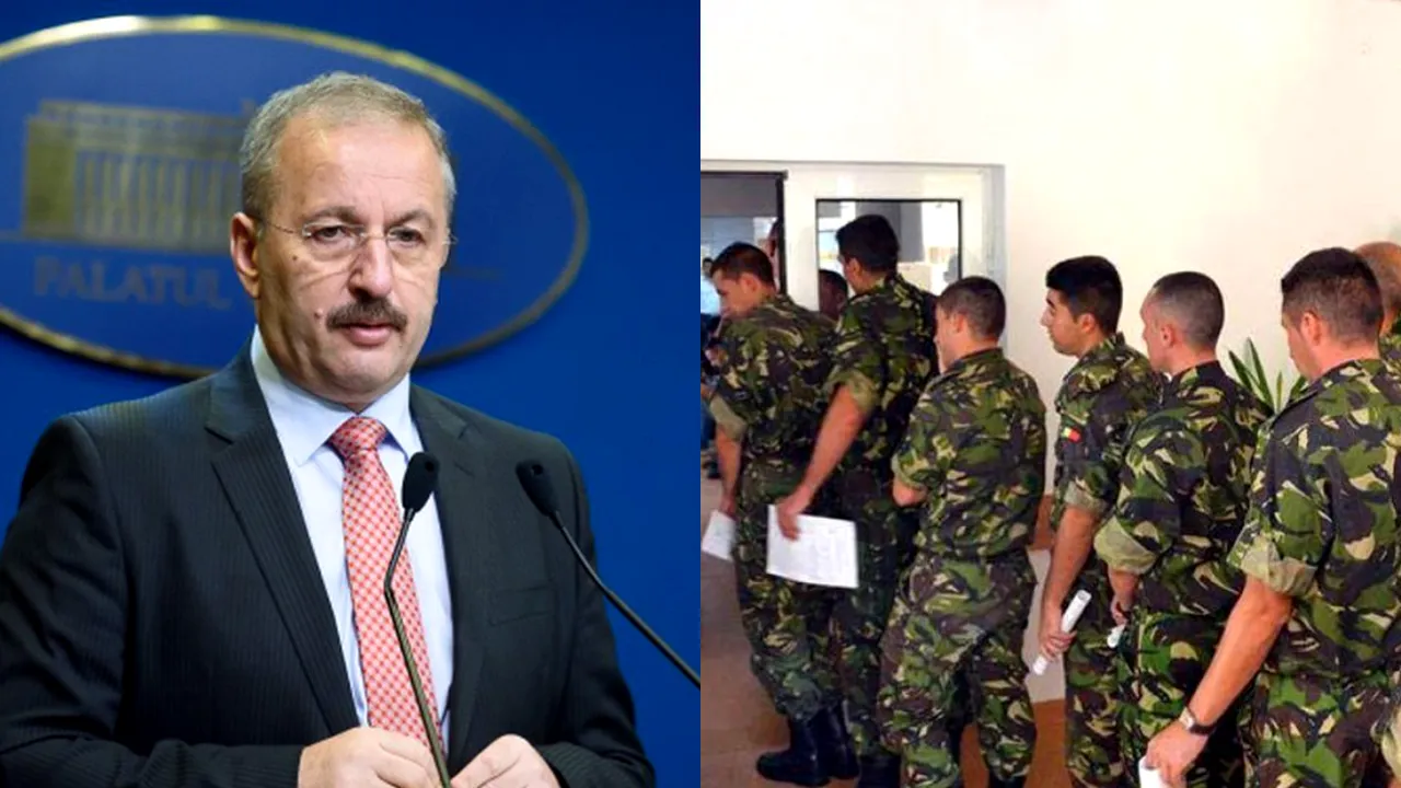 Vasile Dîncu, despre noua lege a rezerviştilor: „Nu poţi încorpora pe cineva care nu a făcut un serviciu militar. Oamenii pot sta liniștiți”