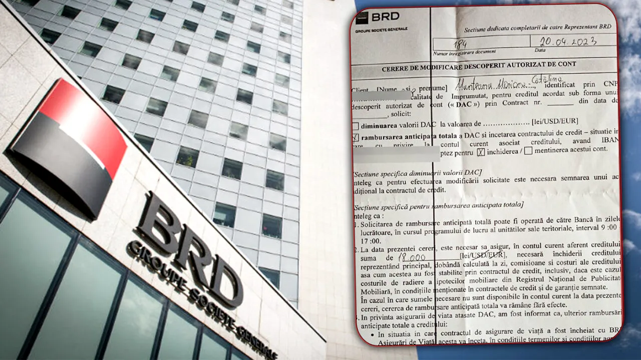 Ce a pățit o clientă BRD din Iași, după ce a vrut să-și ÎNCHIDĂ contul bancar: „Nu este normal ceea se întâmplă”