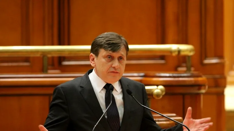 Antonescu vrea ca Parlamentul să adopte marți o declarație privind situația din Ucraina