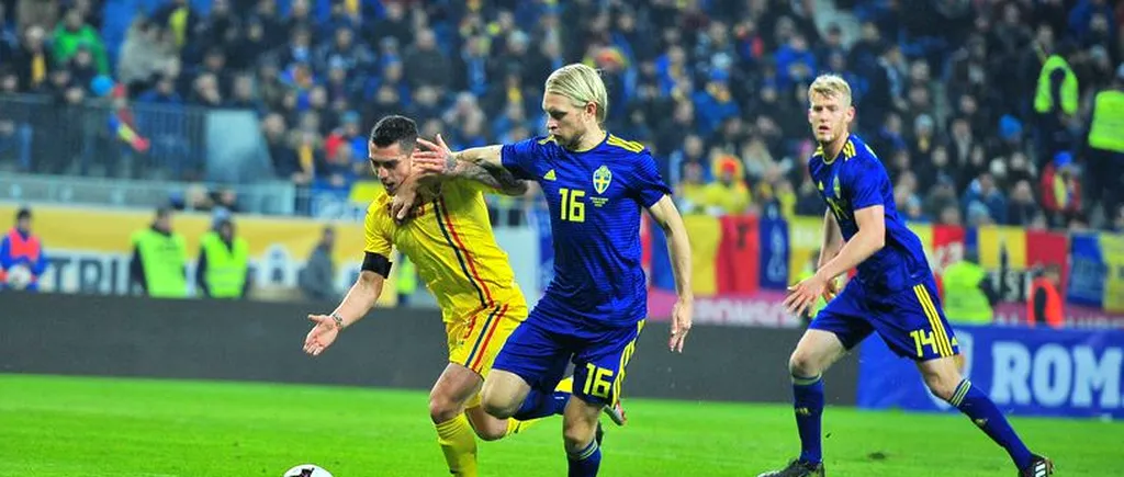 Suedia - România 2-1, în preliminariile EURO 2020. Rezumatul meciului