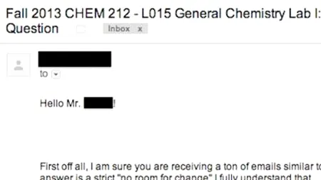 FOTO. Ce a pățit un elev care a încercat să obțină o mărire de notă printr-un email trimis profesorului 