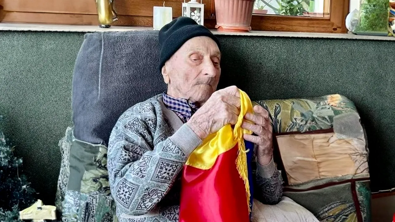 Maiorul Ilie Ciocan a împlinit 111 ani! Este cel mai vârstnic veteran al Armatei Române