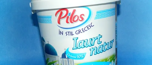 Alertă ANSVSA: iaurtul Pilos poate conține bucăți de plastic!