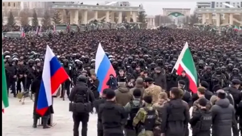 VIDEO | Mii de luptători ceceni, pregătiți să fie trimiși în Ucraina. „Măcelarii lui Kadîrov” așteaptă ordinul liderului lor pro-rus